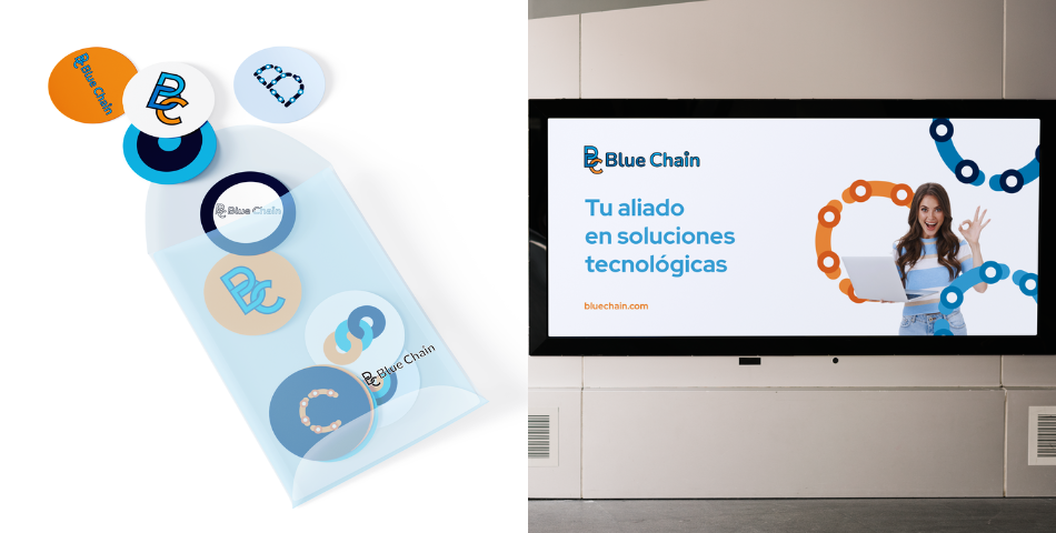 Diseño de Logo Blue Chain